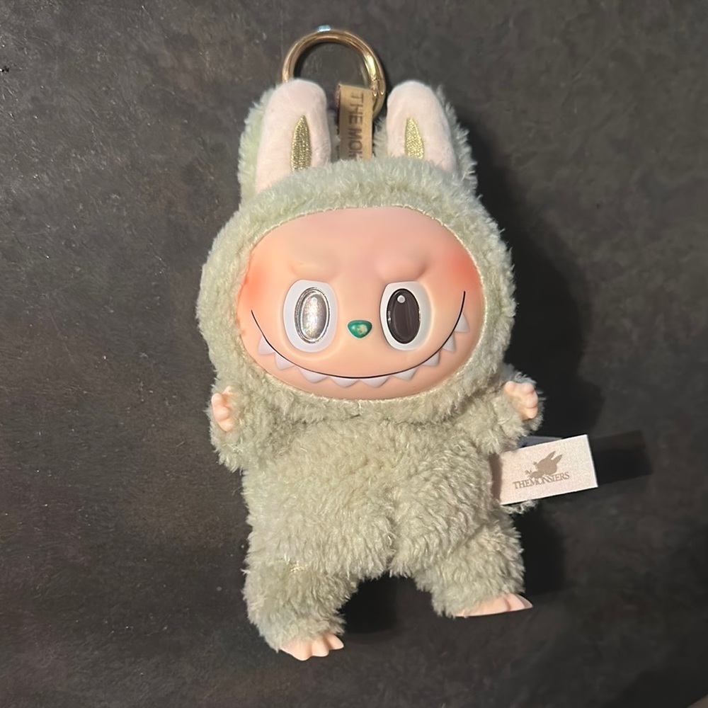 6/$20 Cute Plush Keychain with Green Fur monster - Picture 2 of 2